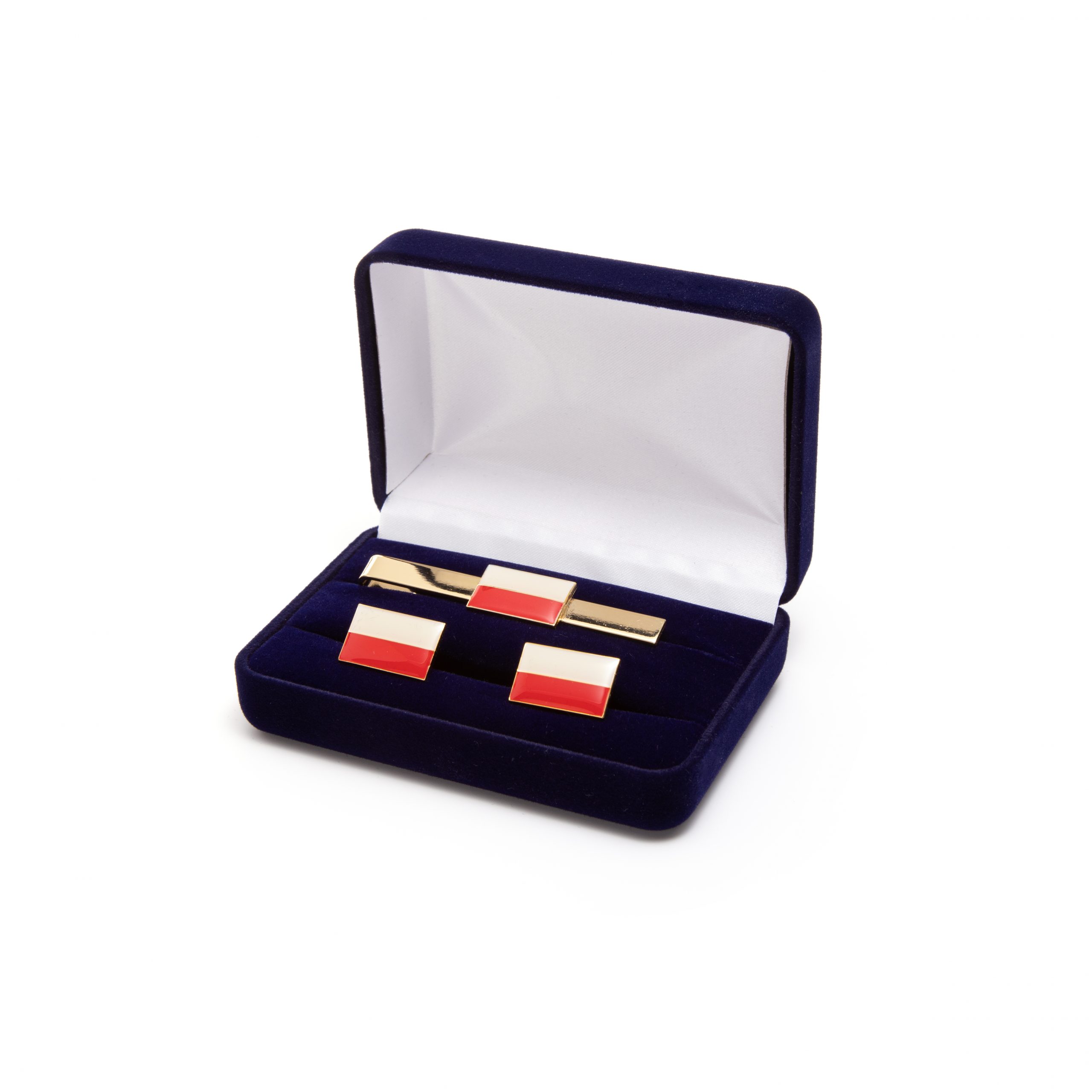 Velvet cufflinks box
