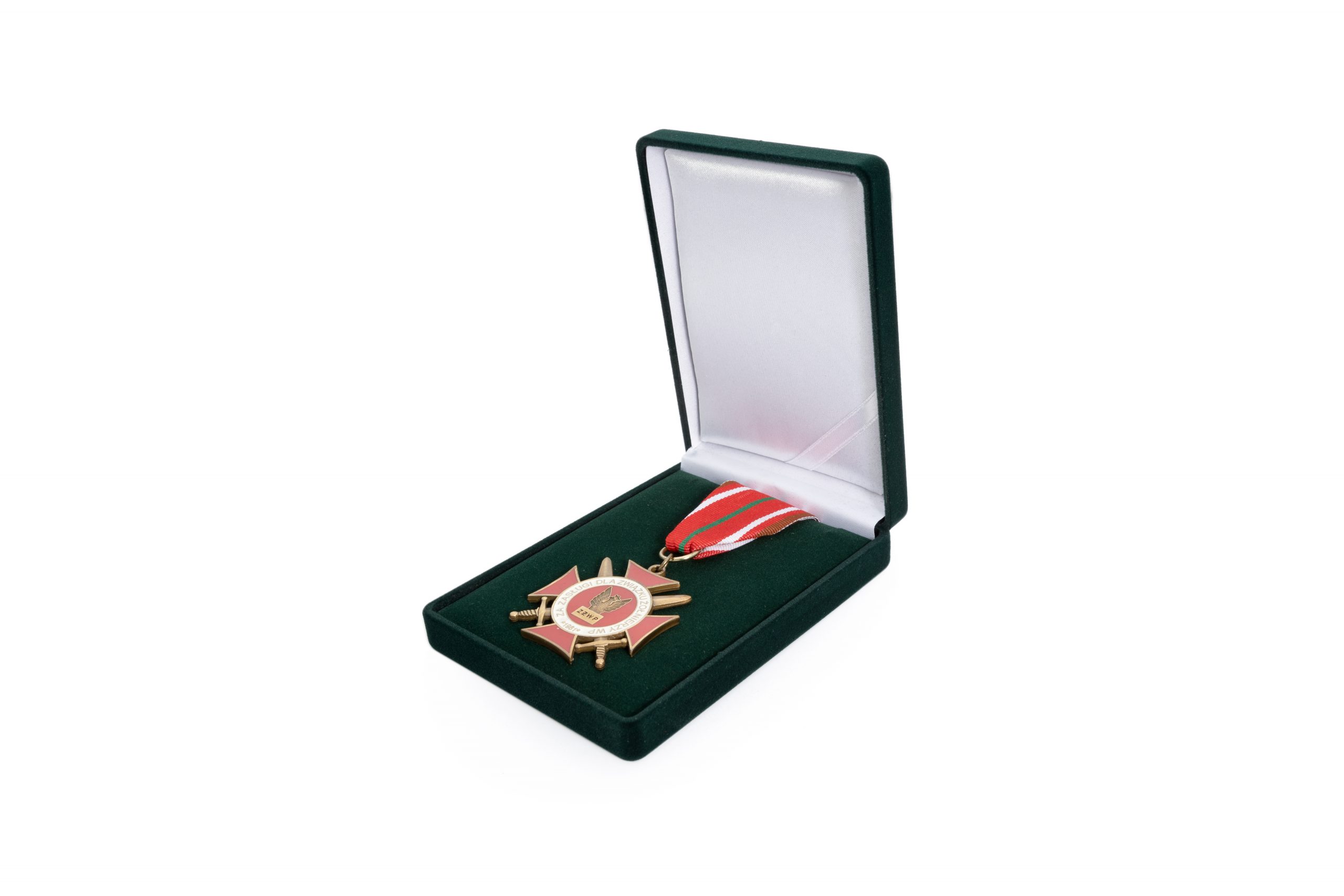 Velvet Box for Medals on a Ribbon