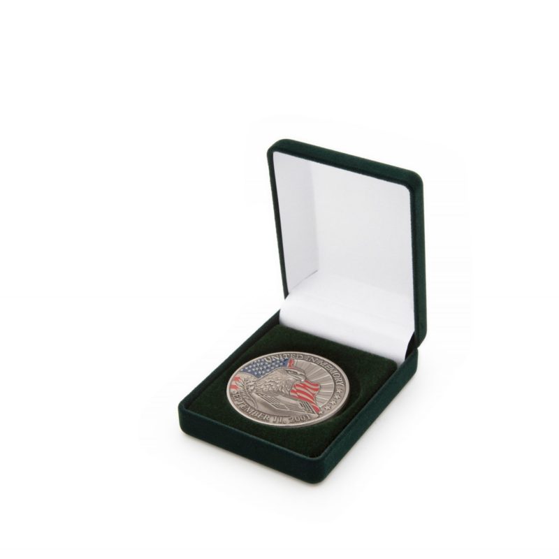 Velvet medal case 50mm
