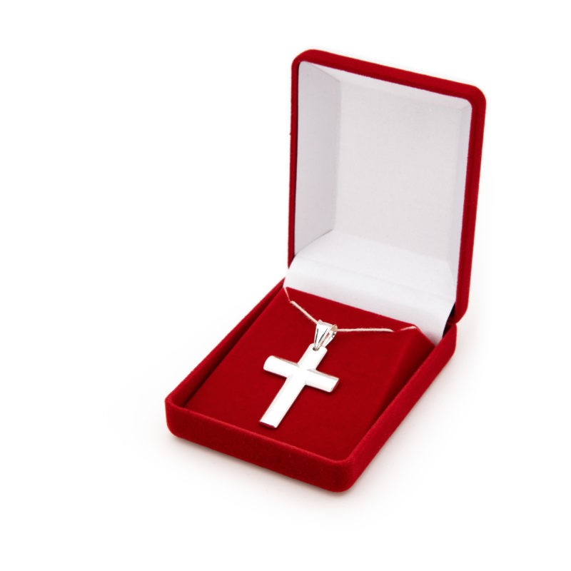 Christian cross pendant box