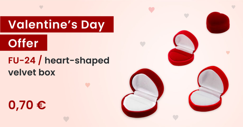 Heart shaped jewellery box